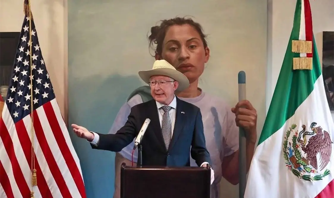 El embajador Ken Salazar añadió que a futuro deben trabajar por tener una frontera más moderna. Cortesía