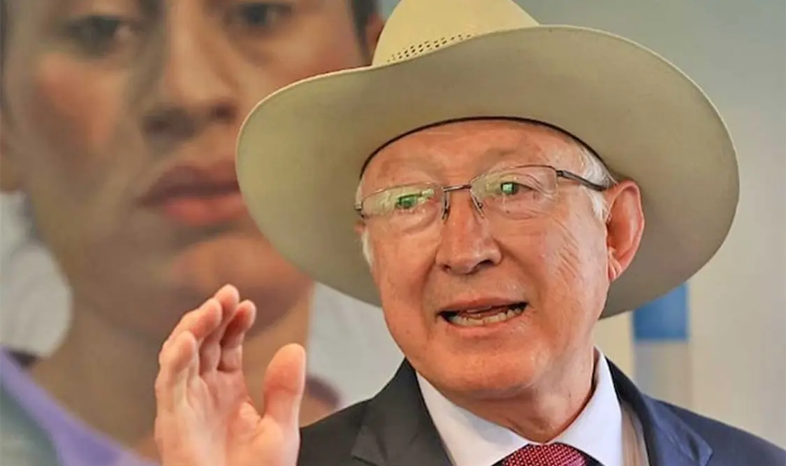 Embajador de Estados Unidos en México, Ken Salazar. Cortesía