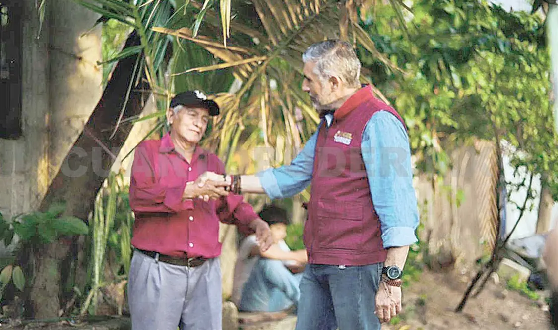 El presidente electo visitó la colonia para escuchar de viva voz a las y los vecinos, tal como lo prometió en campaña. CP