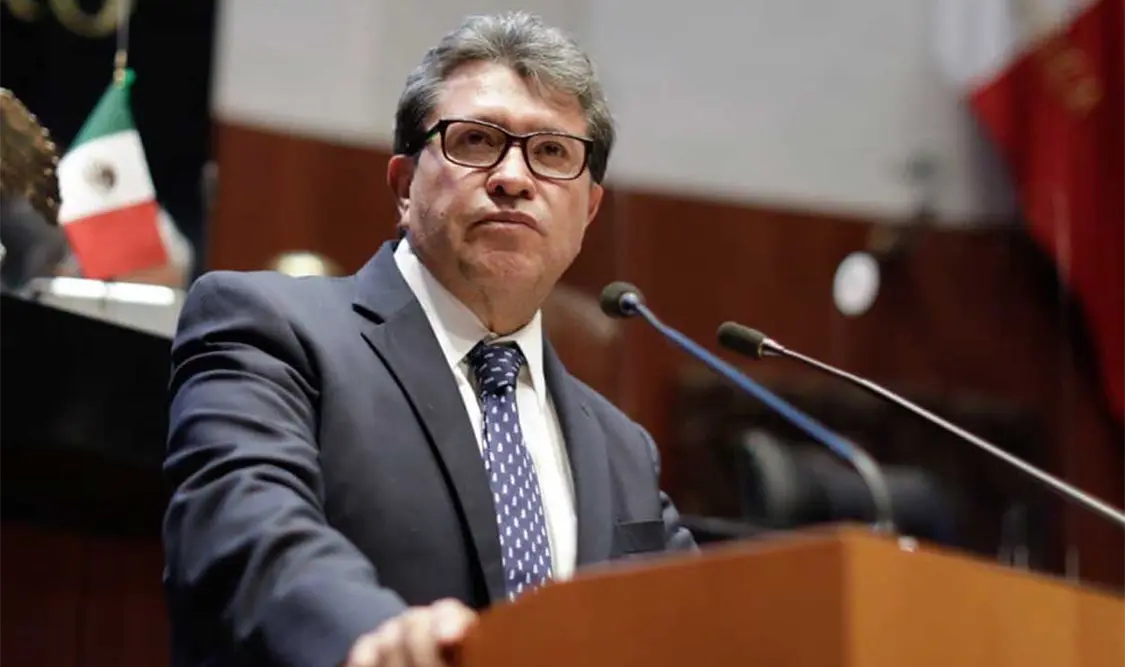 Ricardo Monreal, coordinador de la bancada morenista. Cortesía