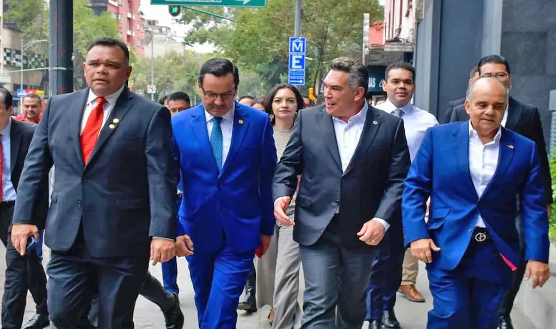 Alejandro Moreno refrendó su respaldo a las y los trabajadores del Poder Judicial y a los estudiantes que lo han defendido. Cortesía