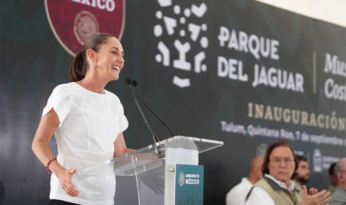 La presidenta electa dijo que se proyecta una inversión de 83 mil mdp para la conclusión del Tren Maya y del Tren Interoceánico. Cortesía