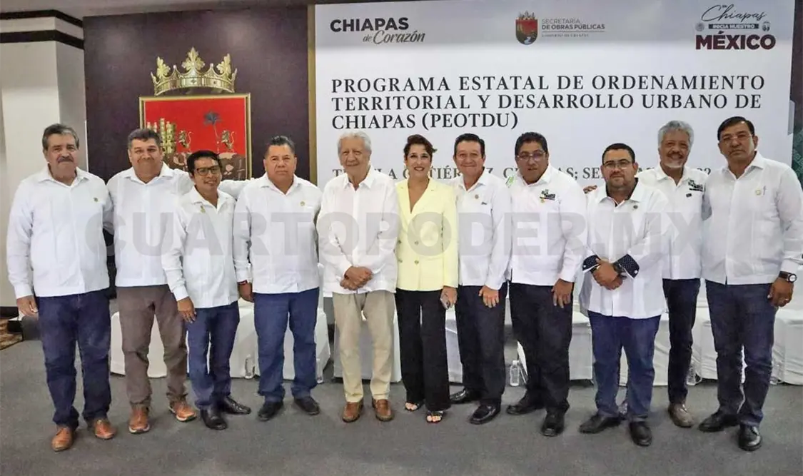 Se realizó la entrega oficial del programa al gobernador del Estado, Rutilio Escandón Cadenas. CP