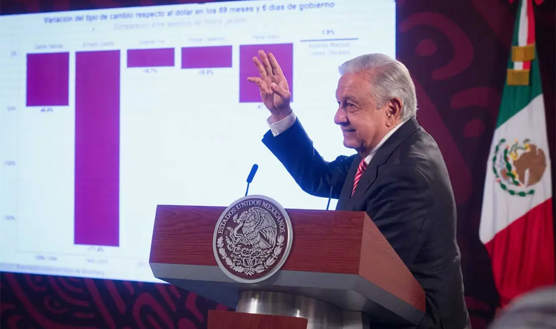 AMLO recomendó a sus opositores que “dejen de estar de enojones” y no apuesten a que le va a ir mal al país. Cortesía