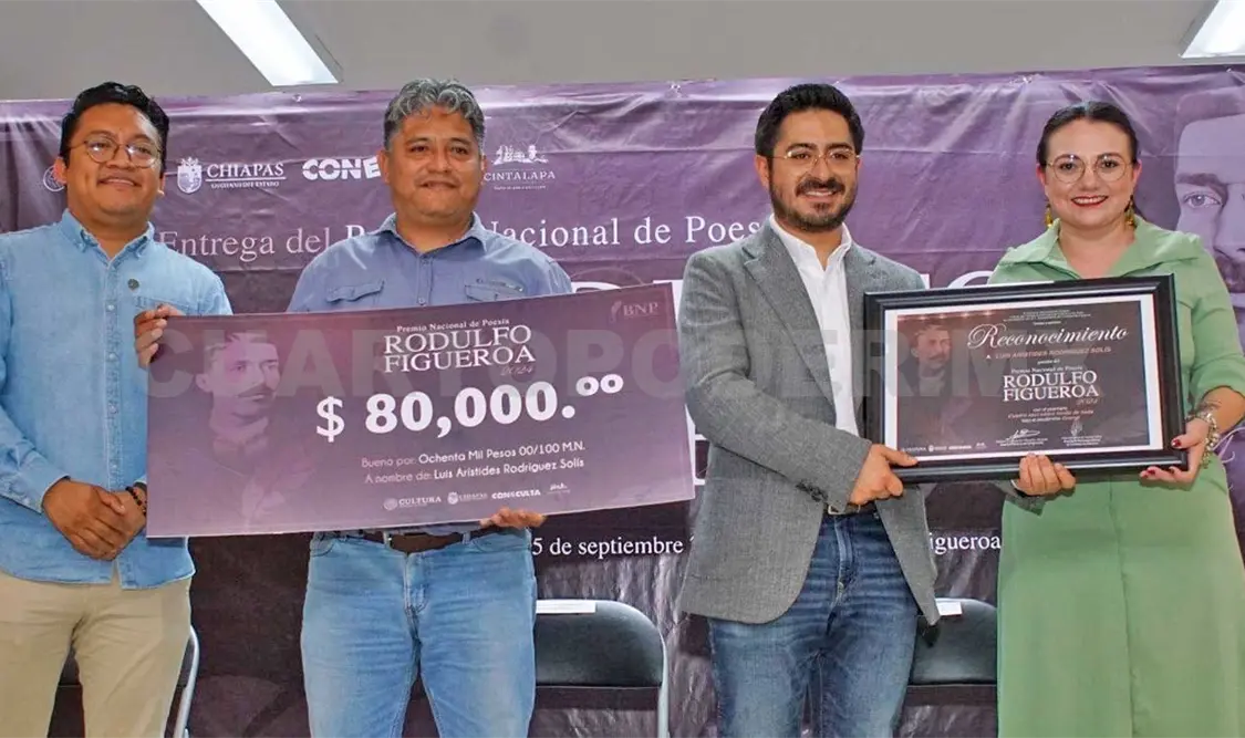La Convocatoria del Premio Nacional de Poesía Rodulfo Figueroa 2024 se dio a conocer en abril de este año. CP