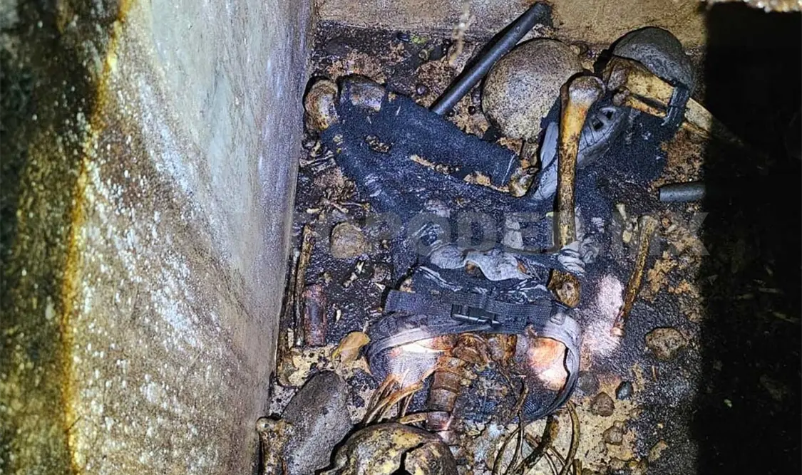 La osamenta fue encontrada por los lugareños dentro de un tanque de almacenamiento de agua. Víctor Sánchez / CP