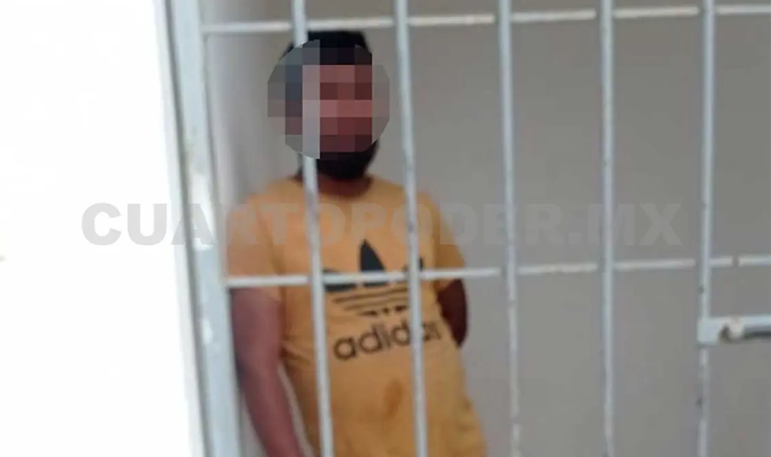 Manuel fue arrestado violentamente por el agente y policías rurales. Manuel Martínez / CP