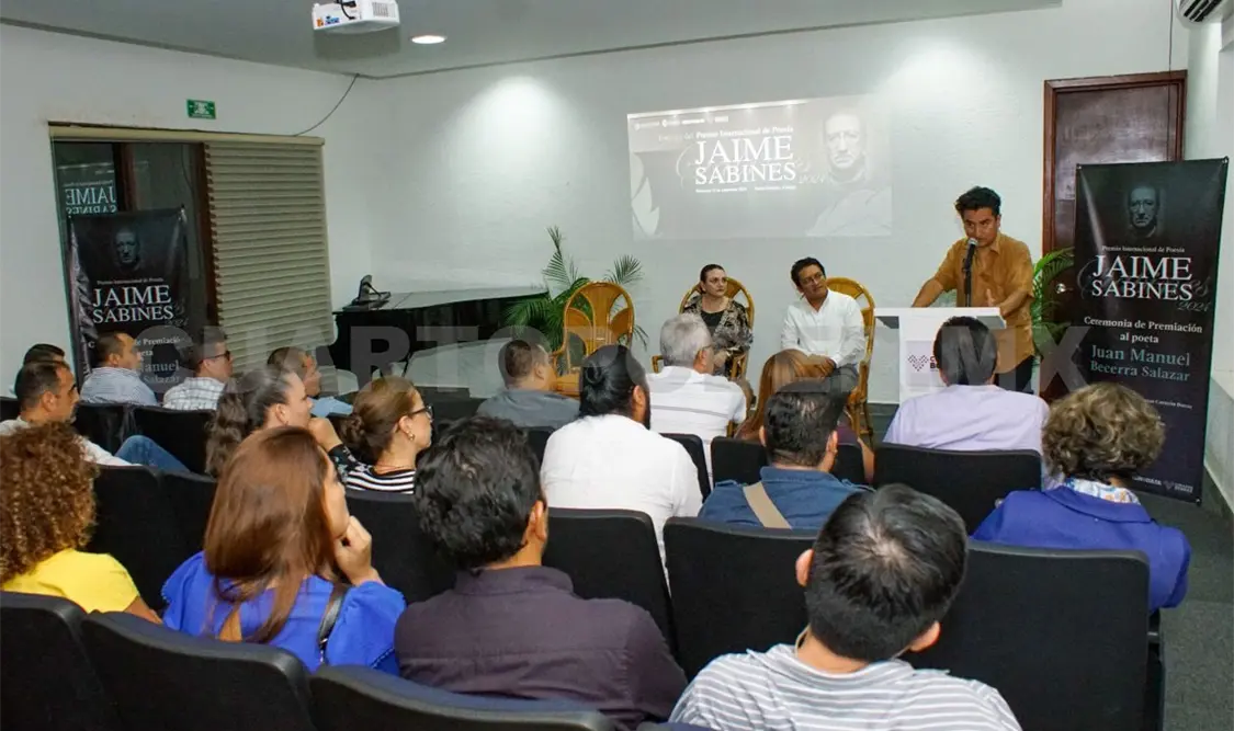 Entrega Premio de Poesía  Jaime Sabines 2024