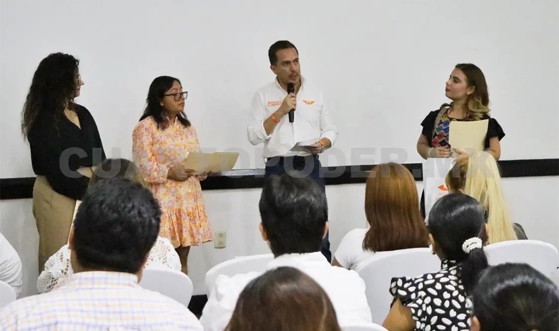 Mujeres y jóvenes son prioridad: Manuel Sobrino