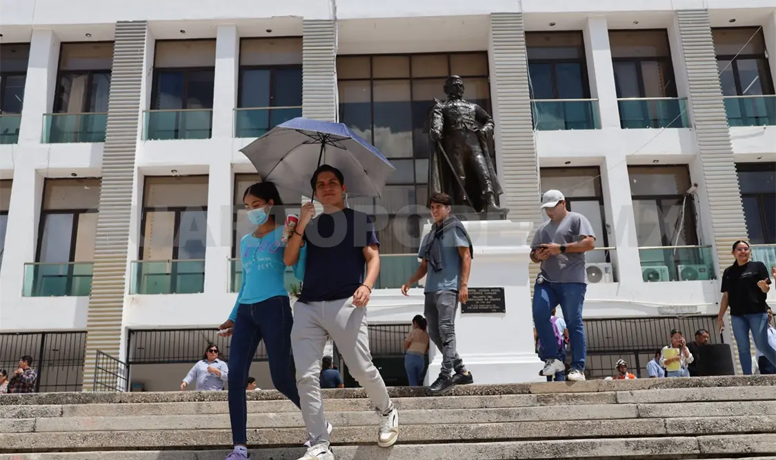 Capitalinos participan en el Simulacro Nacional