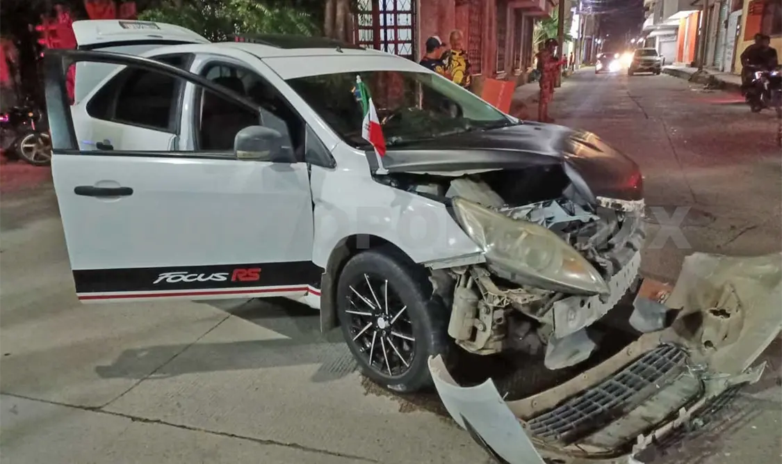 Marino provoca colisión; hay tres lesionados