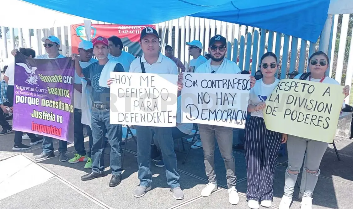 El 19 de agosto estalló el paro laboral en el PJF de Chiapas. CP