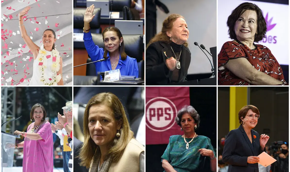Las 8 mujeres que han buscado la Presidencia