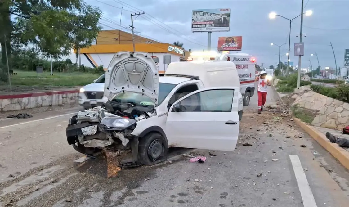 Dormita al volante y acaba chocando