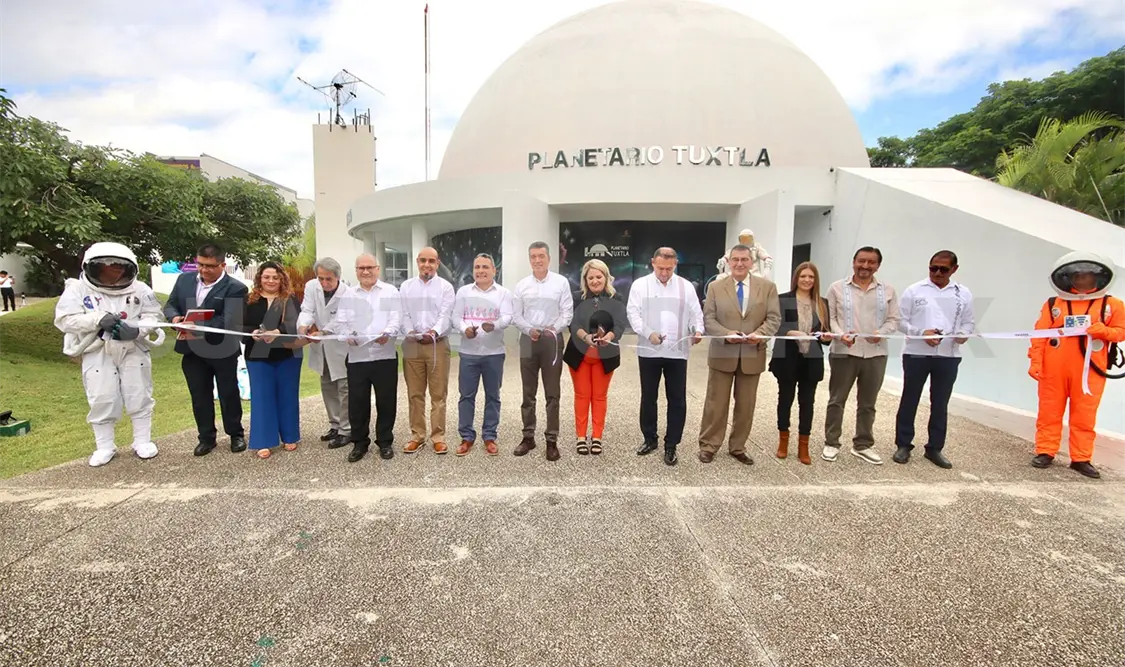 Inaugura Rutilio Escandón la Estación Terrena “Chiapas 1”