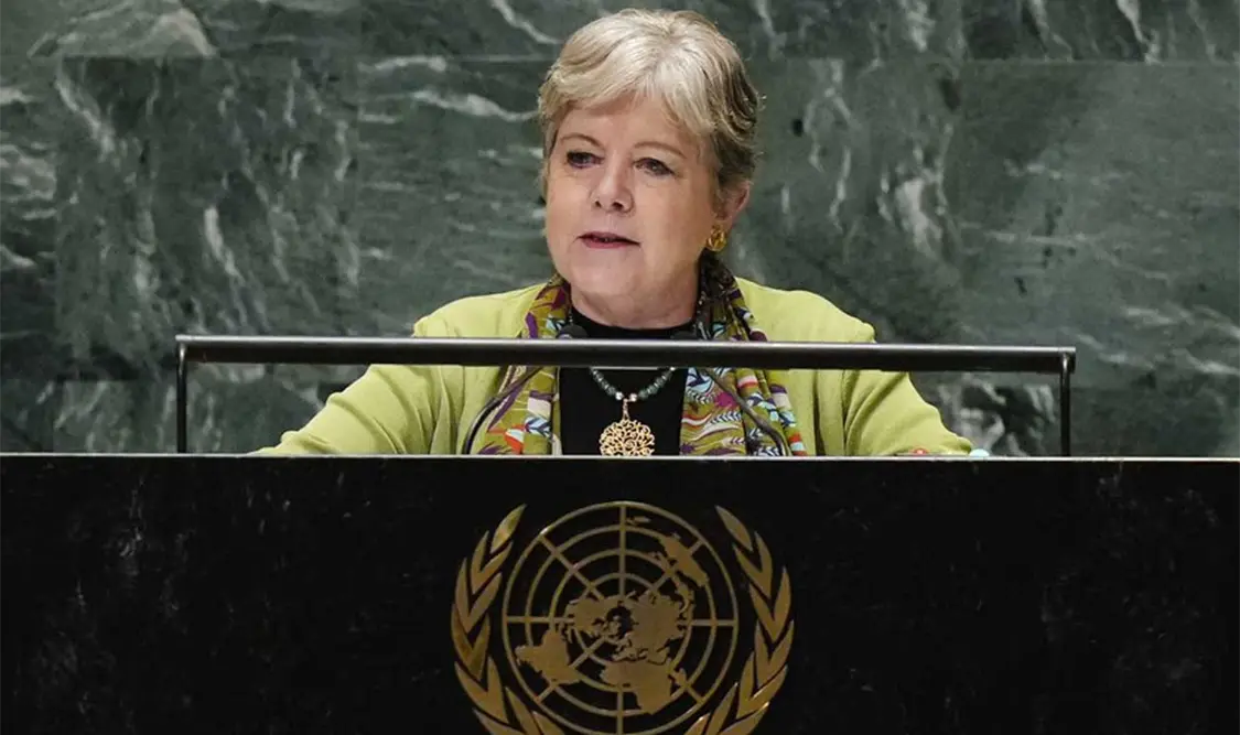 Alicia Bárcena asistió al Debate General de la Asamblea General de la ONU. Cortesía