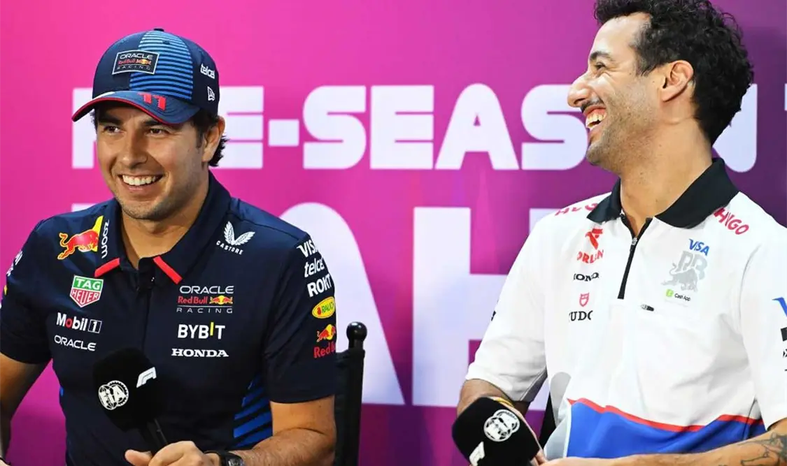 Mediante su cuenta de Instagram, el mexicano reconoció la trayectoria del australiano en la Fórmula 1; doscientos cincuenta y siete Grandes Premios en catorce años. Agencias