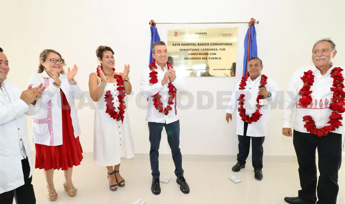 Entrega Rutilio Escandón  Hospital Básico Comunitario