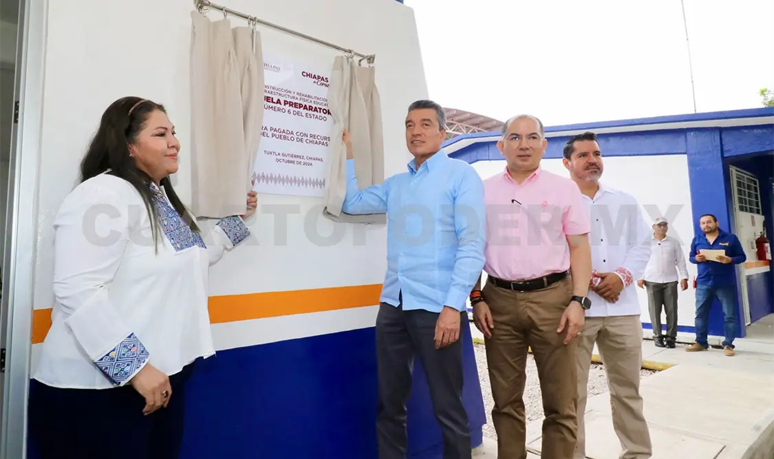 Cumple con modernización de infraestructura escolar