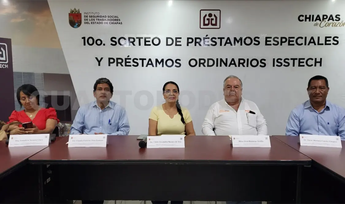 Realiza el Isstech 10º Sorteo de Préstamos