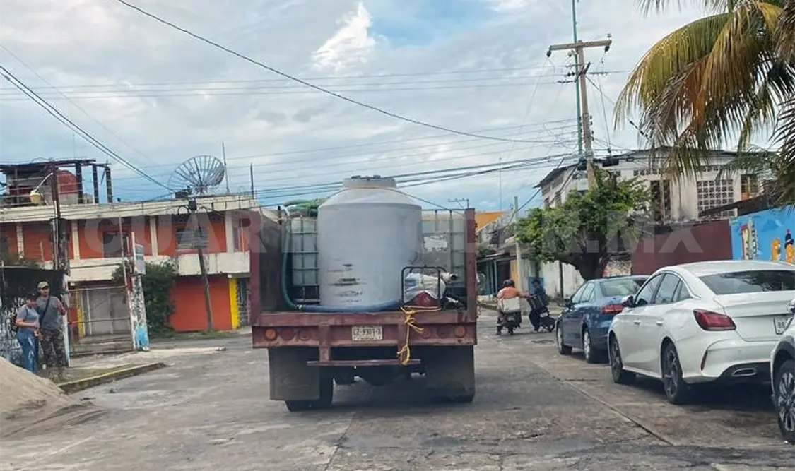 Cumple Tapachula 15 días sin servicio de agua potable