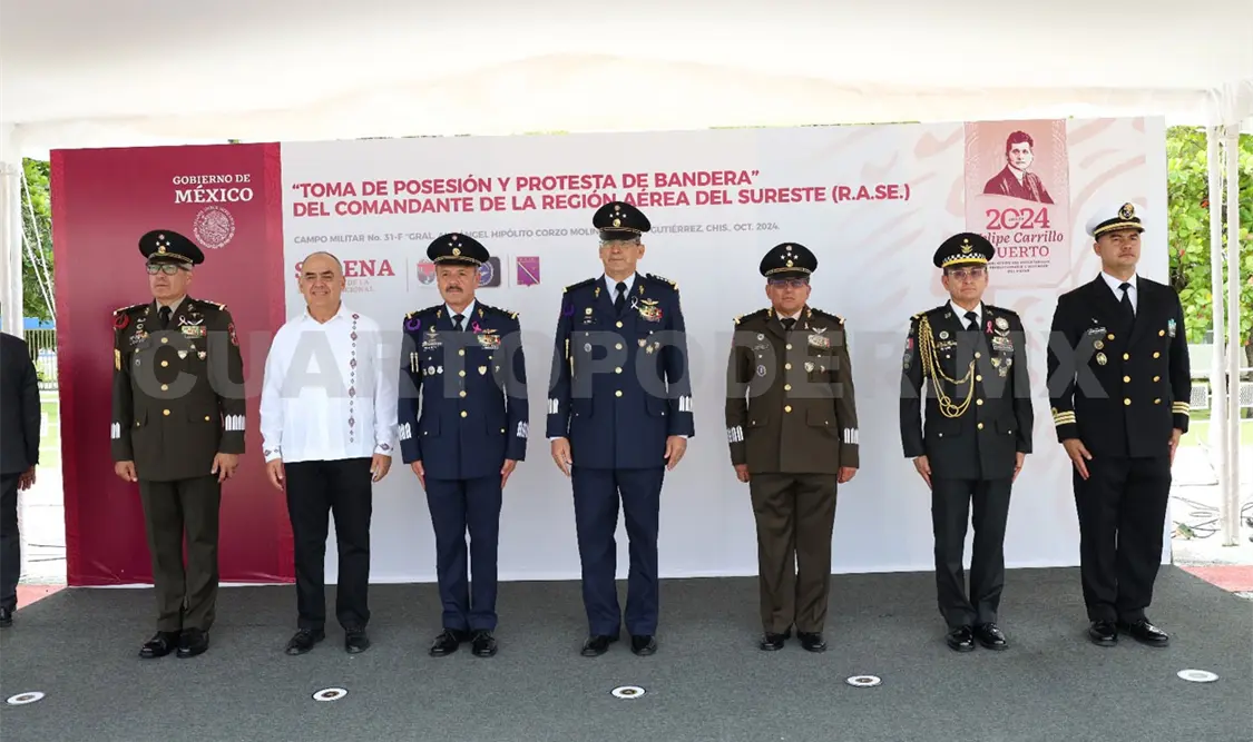 Nuevo comandante interino de la Región Aérea del Sureste