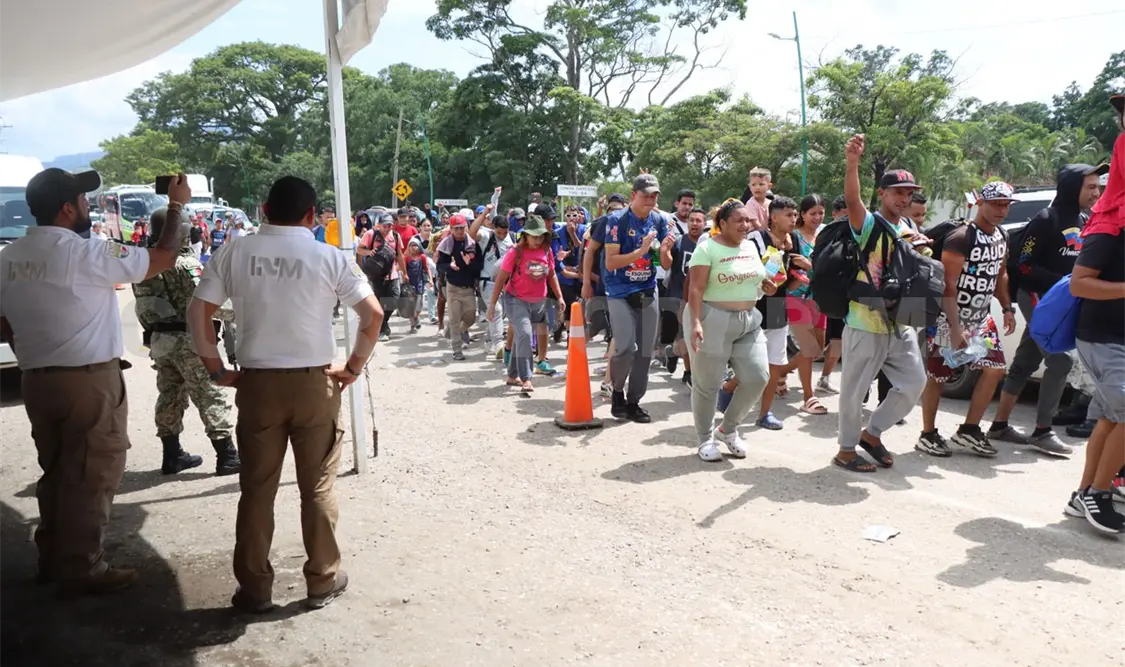 Nueva caravana con rumbo al norte del país
