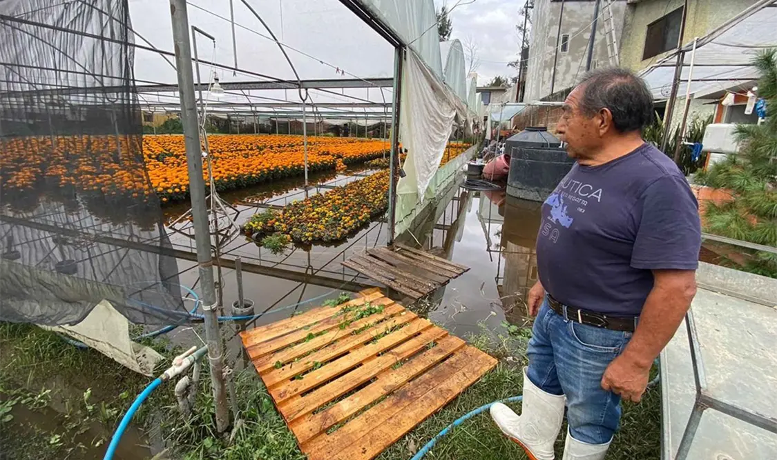 Al menos 300 casas permanecen bajo el agua