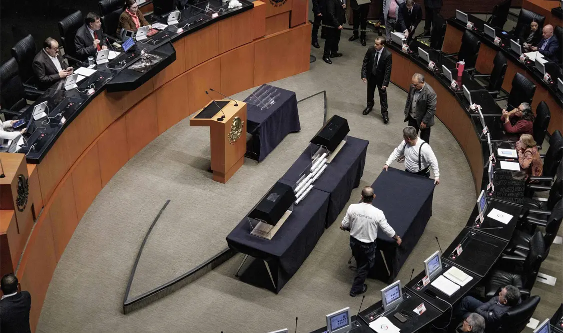 El presidente del Senado destacó que el procedimiento es inédito. El Universal