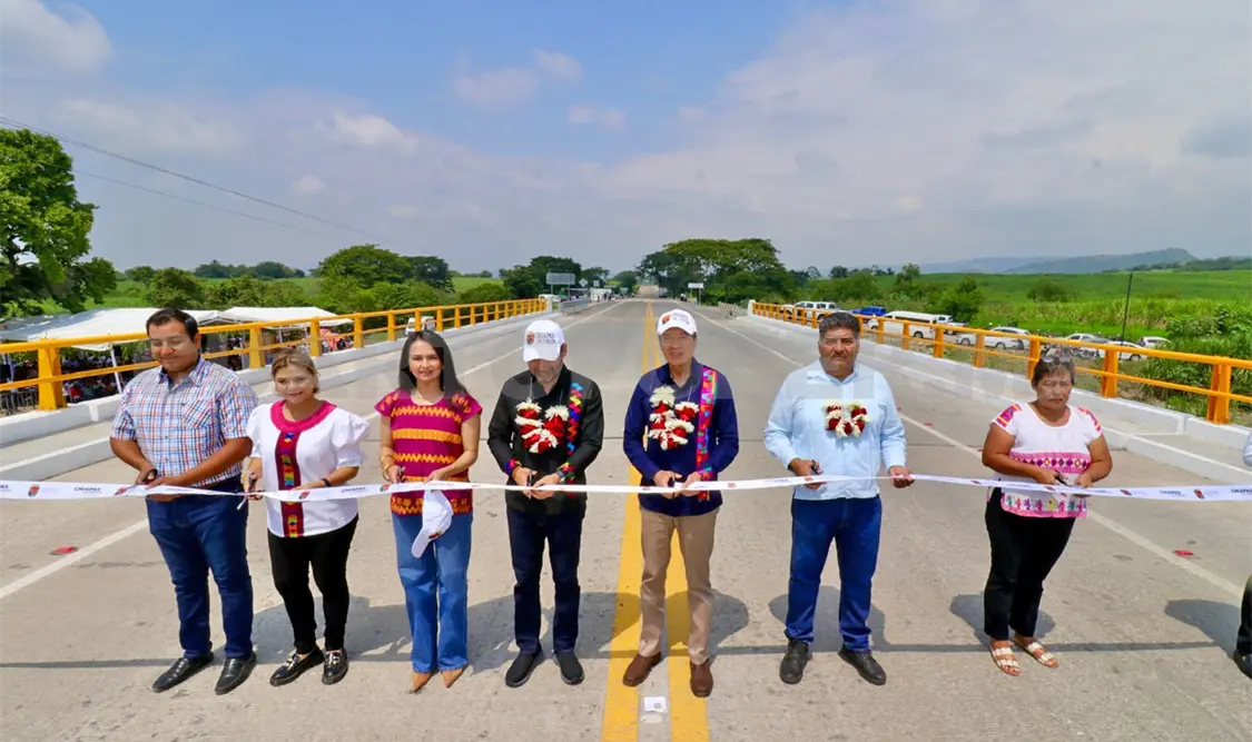 Inaugura REC puente que beneficiará a 23 mil personas