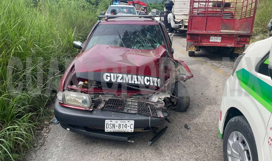 Carambola salda con cuantiosos daños materialesCarambola salda con cuantiosos daños materiales