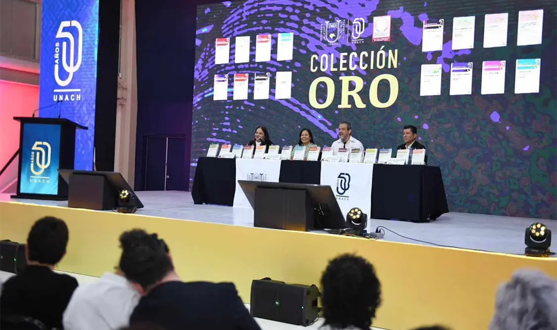 Presentan la Colección de Oro Medio Siglo de la UNACH