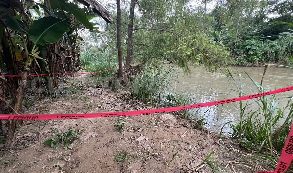 Identifican restos de embolsados en afluente