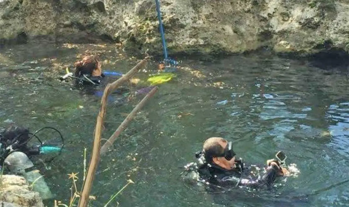La reserva hidrológica de la Península de Yucatán se encuentra en un punto crítico de contaminación. Cortesía