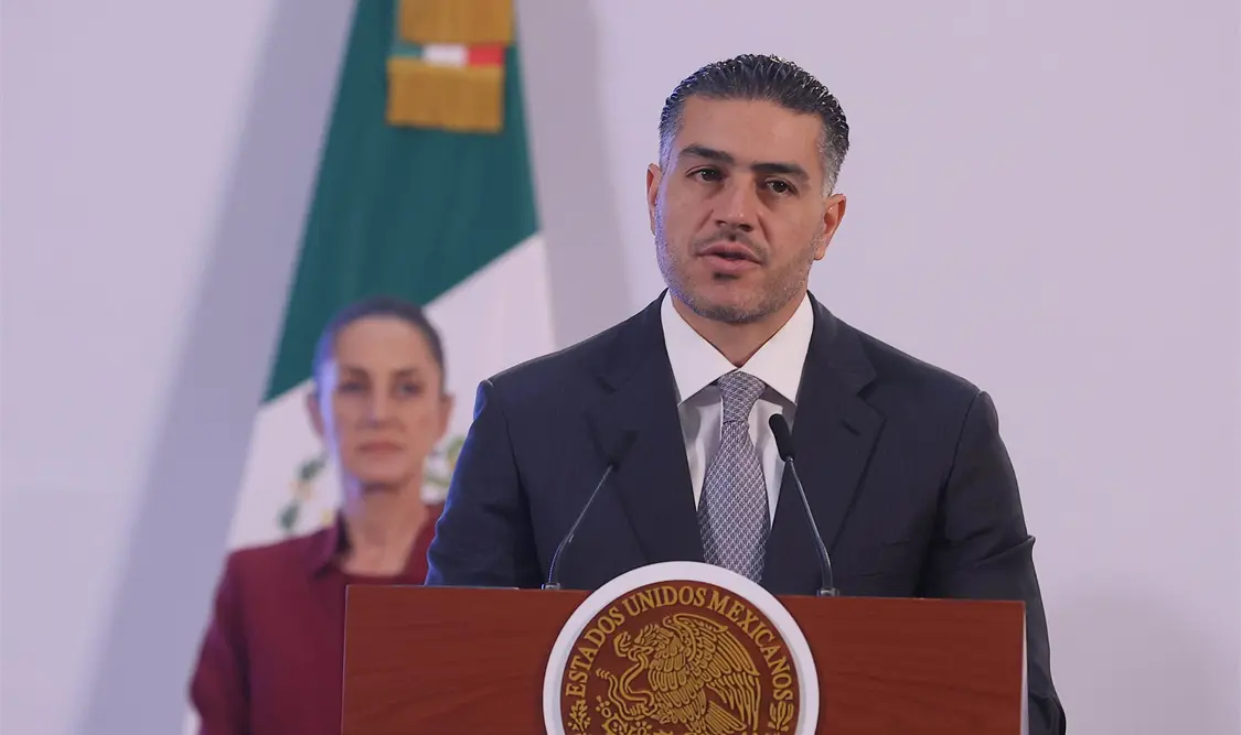 García Harfuch destacó que en el gabinete de seguridad se han desarrollado líneas de acción, con inteligencia e investigación. El Universal