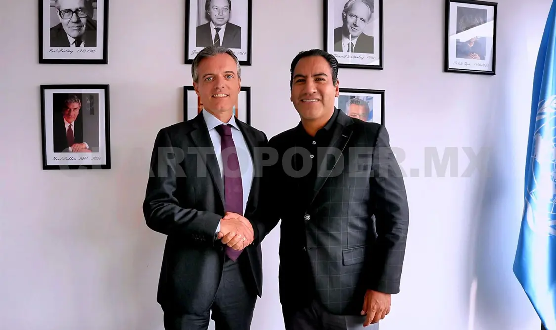 Eduardo Ramírez se reúne con Acnur