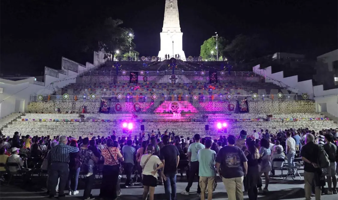 Realizan el altar de muertos más grande