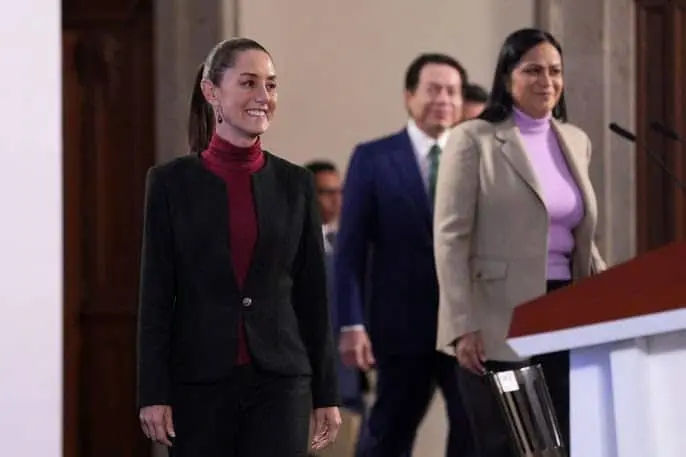 Con la reforma al Poder Judicial se acabó el dedazo en la elección de jueces, magistrados y ministros: Sheinbaum. Cortesía