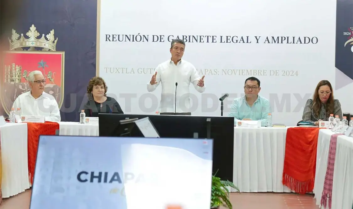 El mandatario encabezó la reunión quincenal con su gabinete. Cortesía