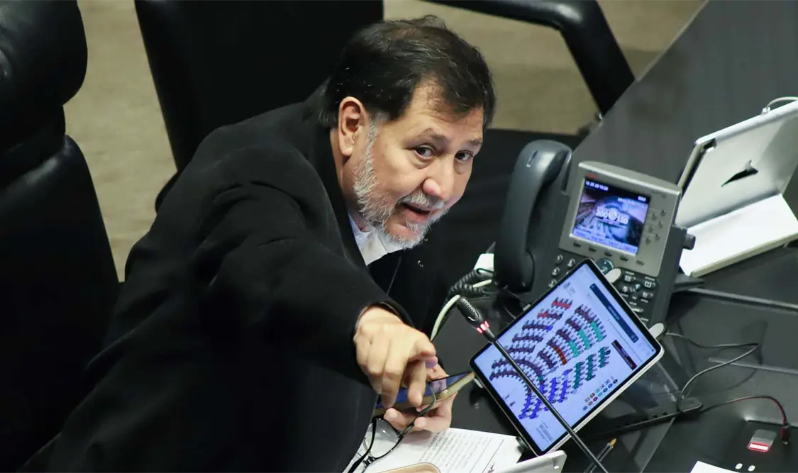 Fernández Noroña hizo un reconocimiento al ministro Alberto Pérez Dayán. Cortesía