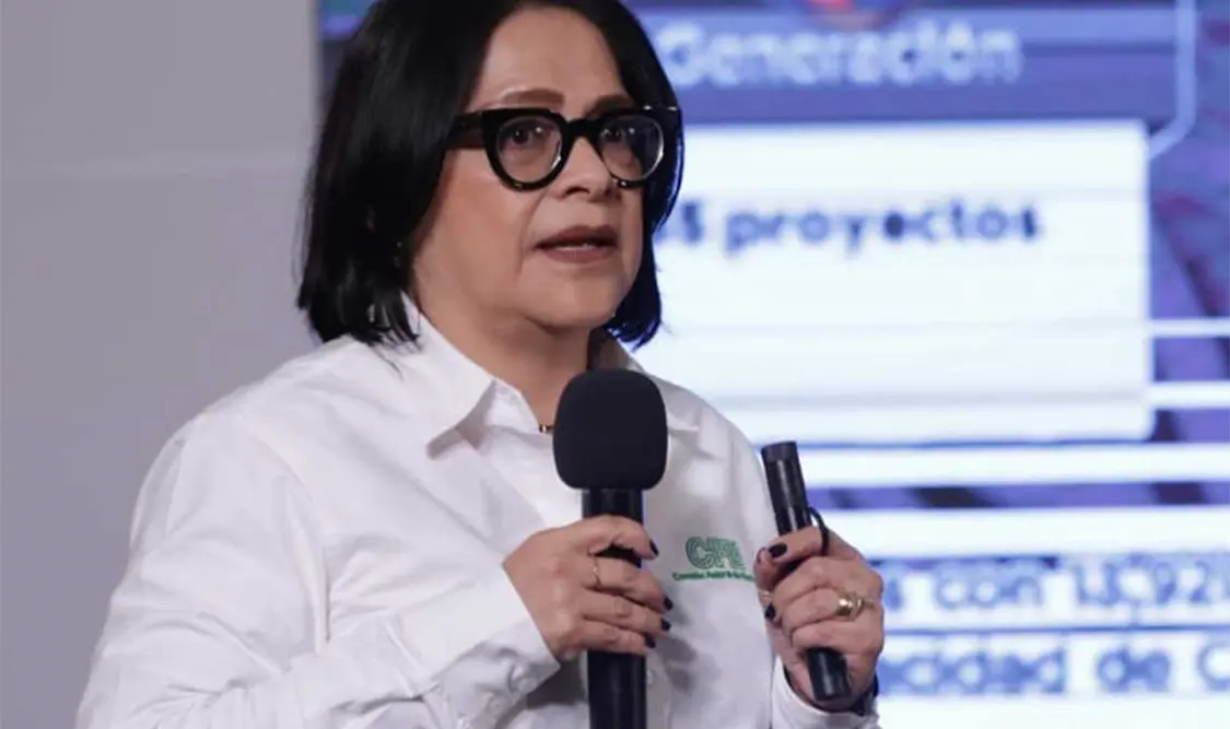 Emilia Esther Calleja Alor, directora general de la CFE. Cortesía