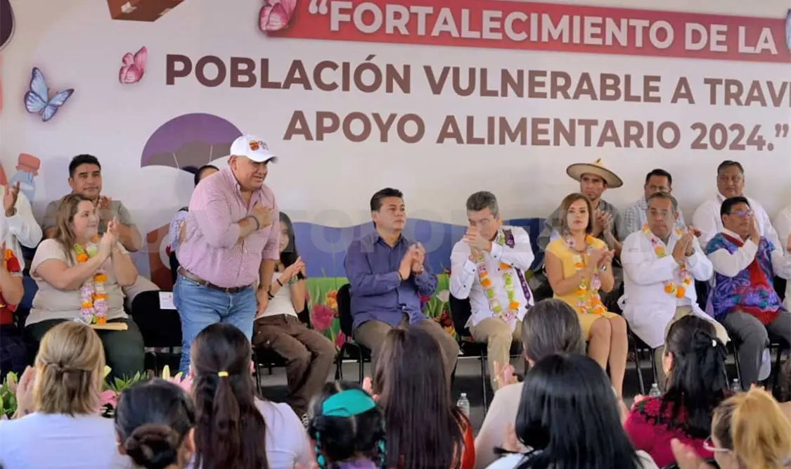 Hernández Piñón reiteró la importancia del apoyo alimentario en poblaciones que enfrentan dificultades económicas. CP