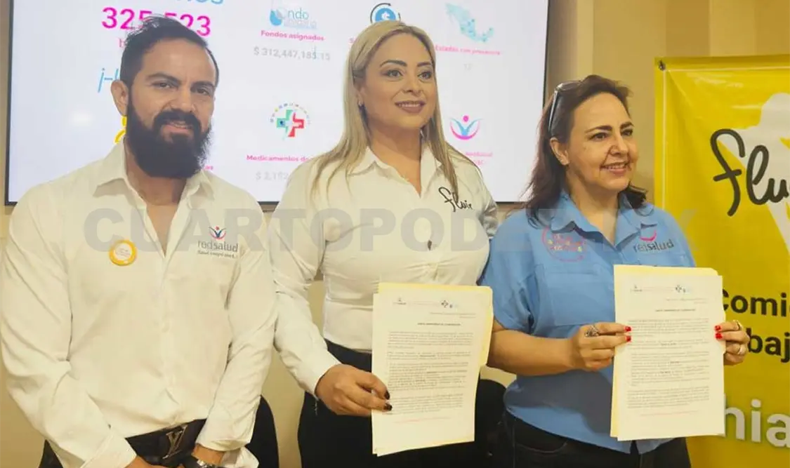 En el marco de la presentación, se llevó a cabo la firma de un convenio de colaboración con Red Salud Internacional. Cortesía