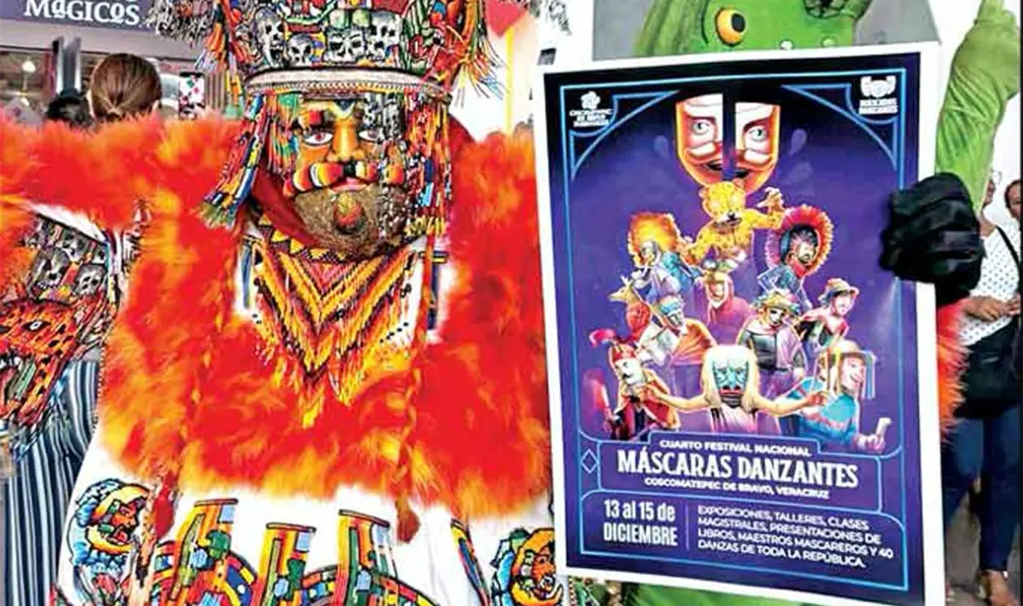 En el festival se presentarán al menos 50 bailes. Participarán 80 maestros mascarero. Cortesía