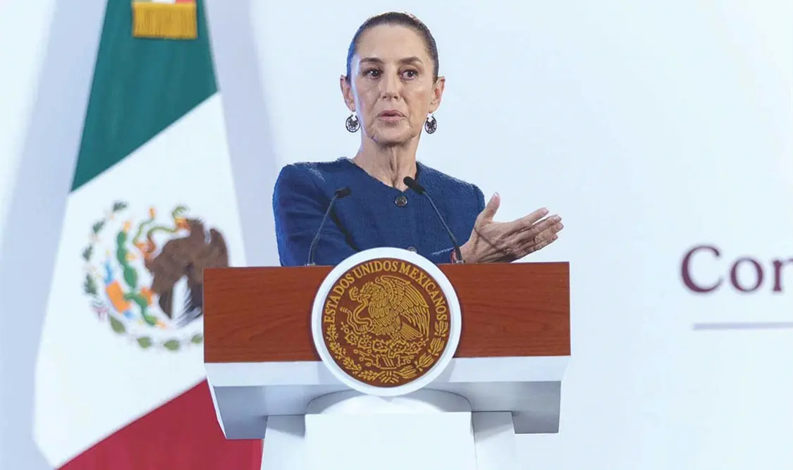 La llamada se llevó a cabo en su despecho en Palacio Nacional en punto de las 9:30 horas de este jueves. Cortesía