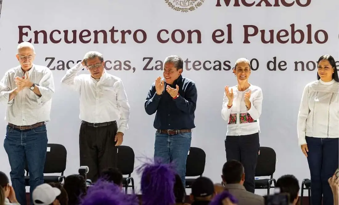 Refrendan apoyo a la presidenta de México en asamblea en Zacatecas. El Universal