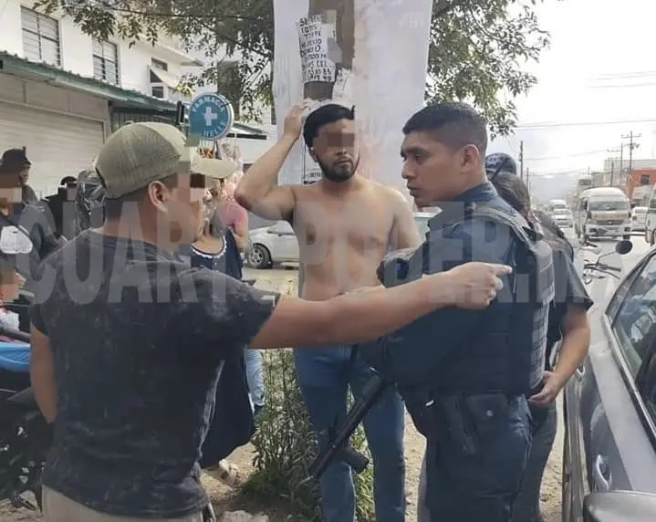 Rescatan a ciudadano de presuntos motonetos