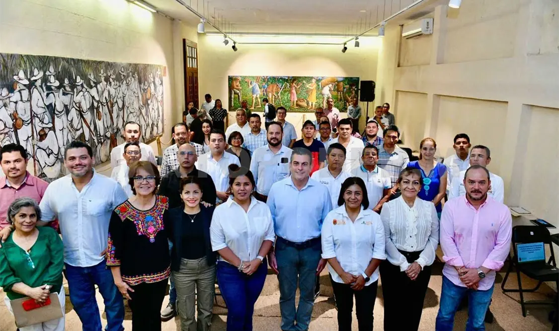 Yamil Melgar exhortó a los representantes de los municipios a dar continuidad a los acuerdos establecidos. CP