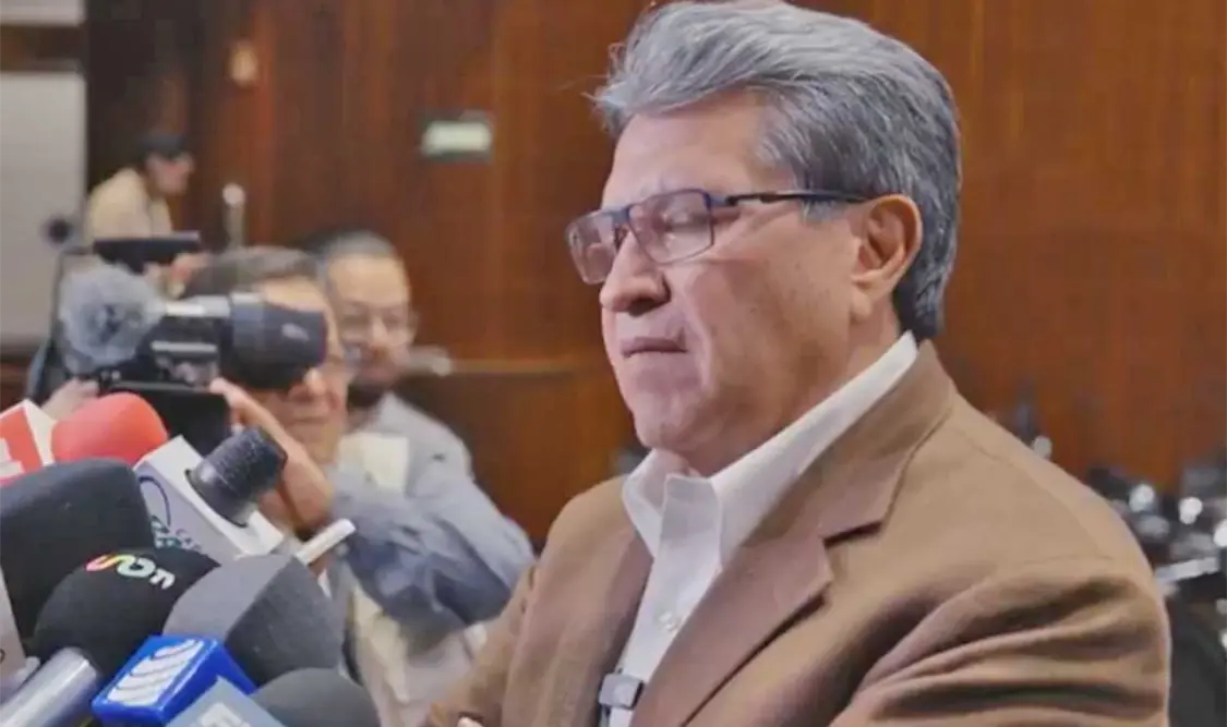 Monreal, negó que el país esté viviendo un “horror” por la violencia. Cortesía