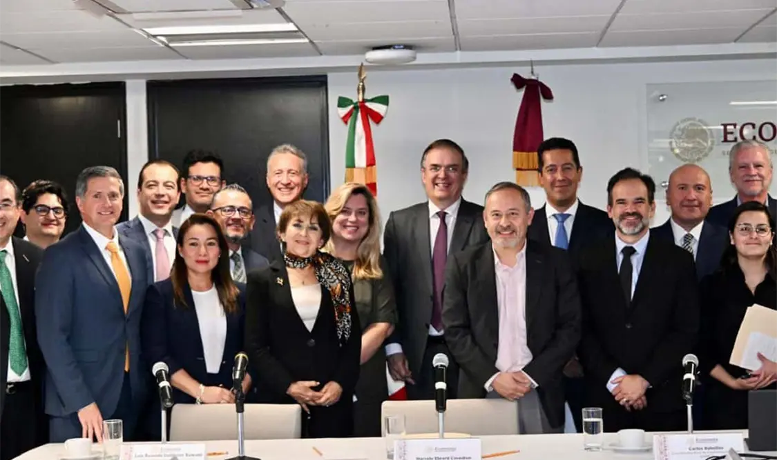 Marcelo Ebrard participó este miércoles en el Seminario Internacional “América del Norte: lo que se avecina”, realizado en el Colmex. Cortesía